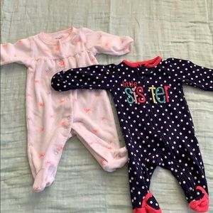 2 footed newborn sleepers